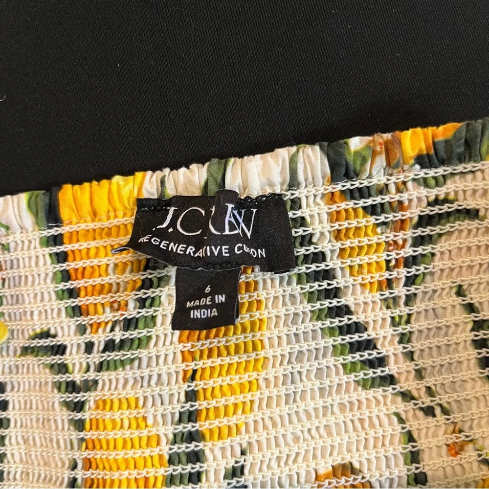 J. Crew Lemon Pattern Midi Dress - Picture 14 of 16